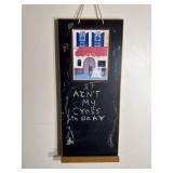 Cafe Chalkboard Wall Decor