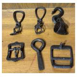 Antique Horse Tack Hardware Assortment