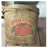 Old Michigan Grown Tomatoes Basket