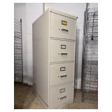 Four-Drawer Metal Filing Cabinet