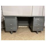 Steel Industrial Pedestal Desk