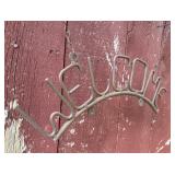 Metal Welcome Sign
