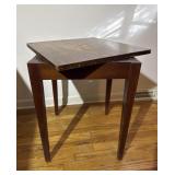 Swivel Top Wood Side Table