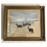 Antique Blow Wintry Wind Edwin Douglas Print