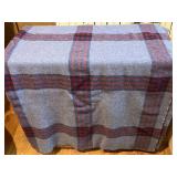 Pendleton Eco-Wise Wool Blanket Grey Red Plaid