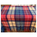 Vintage Buchanan Tartan Wool Plaid Throw Blanket