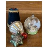 Vintage Mid Century Christmas Ornament Lot