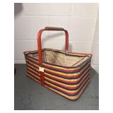 Woolworth Shopping Basket Vintage Picnic