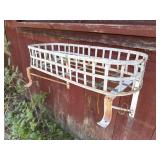 Weathered Metal Window Box Planter