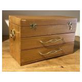 Pine Jewelry Cabinet Ford Automotive Stamps