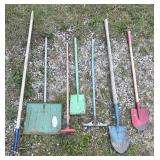 Vintage Children's Garden Tools Multicolor