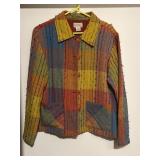 Vintage Resort Wear North Patchwork Plaid Woven