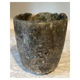 Antique Industrial Foundry Crucible Melting Pot