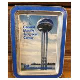 General Motors Technical Center Metal Tray 1983