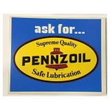 Pennzoil Supreme Quality Advertising Sign