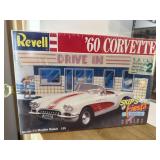 Sealed Revell 60 Corvette Drive In Model Kit