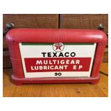 Vintage Texaco Lighted Sign Top Cracked