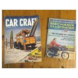Vintage 1960s Car Craft & Mechanix Magazines Pair