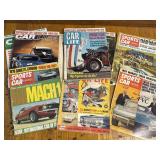Vintage 1960s Car Life & Sports Car Magazines
