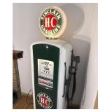 Vintage Sinclair Gas Pump Bennett Fuel
