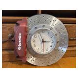 Brembo Brake Rotor Automotive Clock