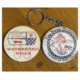 Vintage Michigan Auto Racing Buttons