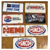 Automotive Racing Souvenir Plates Lot of 7