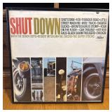 Framed Beach Boys Shut Down Album