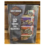 Harley-Davidson Chrome Foil Valentines
