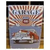 Route 66 Garage Service & Repair Metal Sign