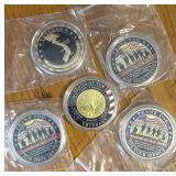 Military Veteran Challenge Coins (5)