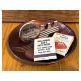 Vintage Service Station Ashtray & Matches