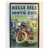 Belle Isle Moto 250 Motorcycle Race Poster