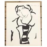 Hagop Chakrian Signed Lithograph on Paper