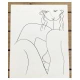 Hagop Chakrian Signed Lithograph on Paper