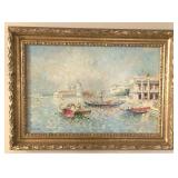 B. Denmark Signed Impressionist Oil Painting