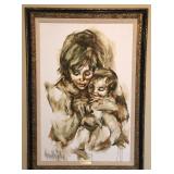 Hyacinthe Kuller Baron Signed Oil Canvas Painting