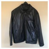 AMERICAN CLASSICS SOFT BLACK LEATHER BOMBER JACKET