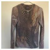 Celebrity Pink Hollywood Long Sleeve Henley Shirt