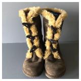 EARTH SPIRIT SUMMIT SUEDE MID CALF SNOW BOOTS