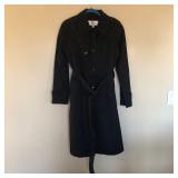 DONATELLA BELTED DUSTER TRENCH COAT RAIN JACKET