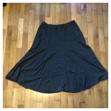 White Stag Dark Gray Swing Skirt Size Medium
