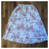 Floral Rayon Summer Skirt Size Medium
