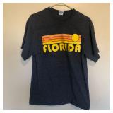 Vintage 90s Florida Crew Neck T Shirt Size Medium