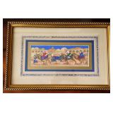 Indo Persian Gouache on Paper Painting