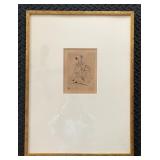 PAUL CEZANNE FRAMED ORIGINAL ETCHING RESTRIKE