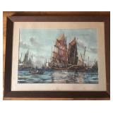 Kam Cheong Ling Signed Watercolor on Paper