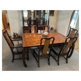 Universal Furniture Asian motif dining table with