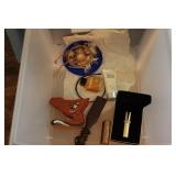 Three drawer plastic organizer with contents - Cra