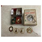 Christmas metal case ornaments
